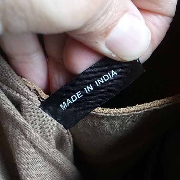 Boho fringed brown suede shoulder bag, very good craftsmanship. Indian made - Picture 7 of 9